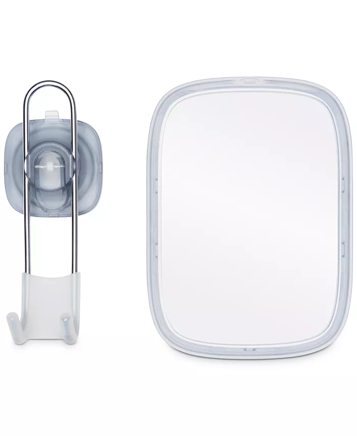 OXO Good Grips StrongHold Suction Fog-Resistant Shower Mirror - Intensery