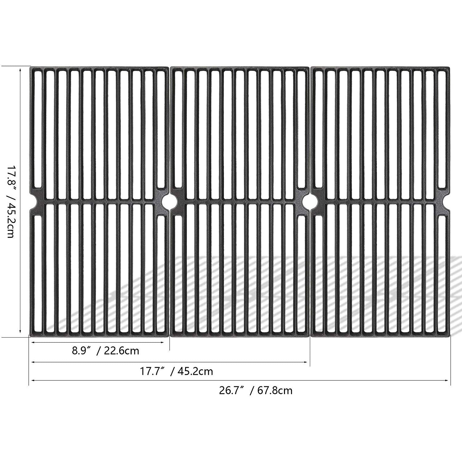 Cooking Grid Grates Kit for Charmglow 4 Burner 810-8530-S, 2320, 810-8410-S, 810-8500-S, 810-8532-5, 810-8411-C Gas Grills - Intensery