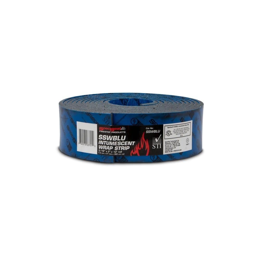 Specified Technologies SpecSeal Single-Stage Blue Wrap Strip - Intensery