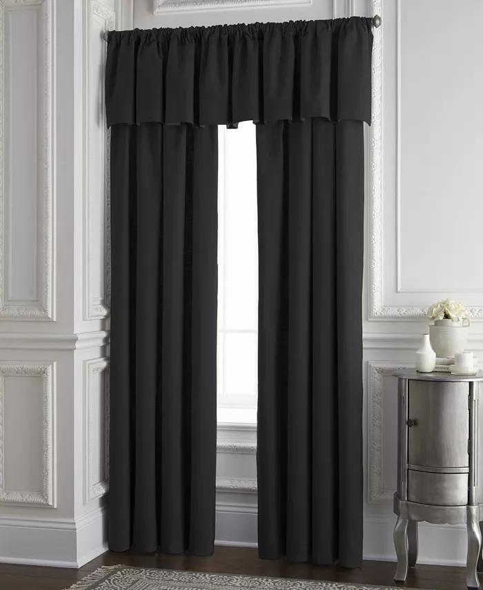 Colcha Linens Cambric Black Lined - Intensery