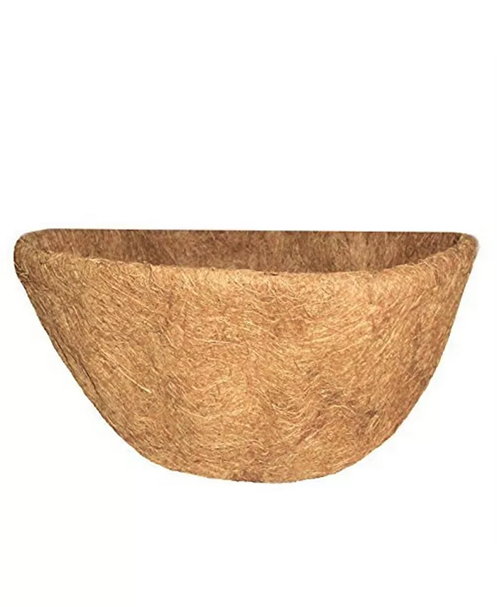 Grower Select Source Half Round Wall Basket Coco Liner， 16 inches - Intensery