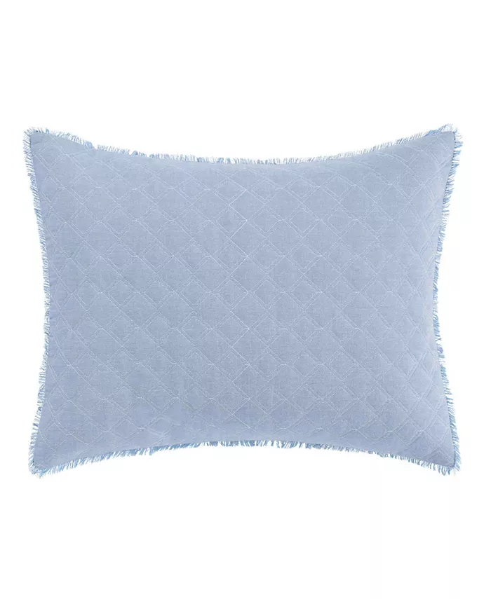 Laura Ashley Mila Fringe Edge Decorative Pillow， 16