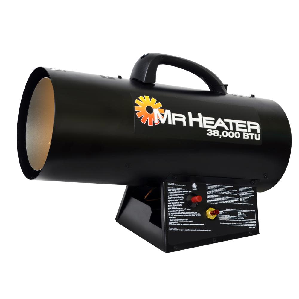 38，000 BTU Quiet Burner Technology Forced Air Propane Heater - Intensery