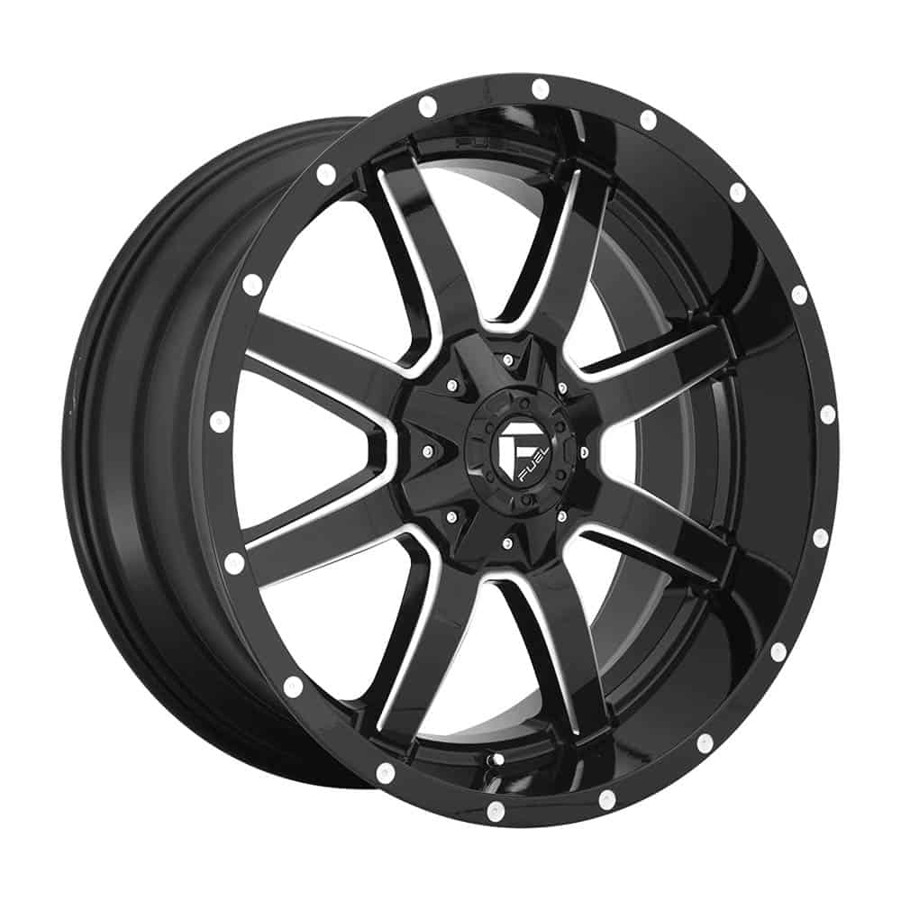 Fuel 1PC D610 MAVERICK D610 17X9 6X135/5.5 GL-BLK-MIL 01MM - Intensery