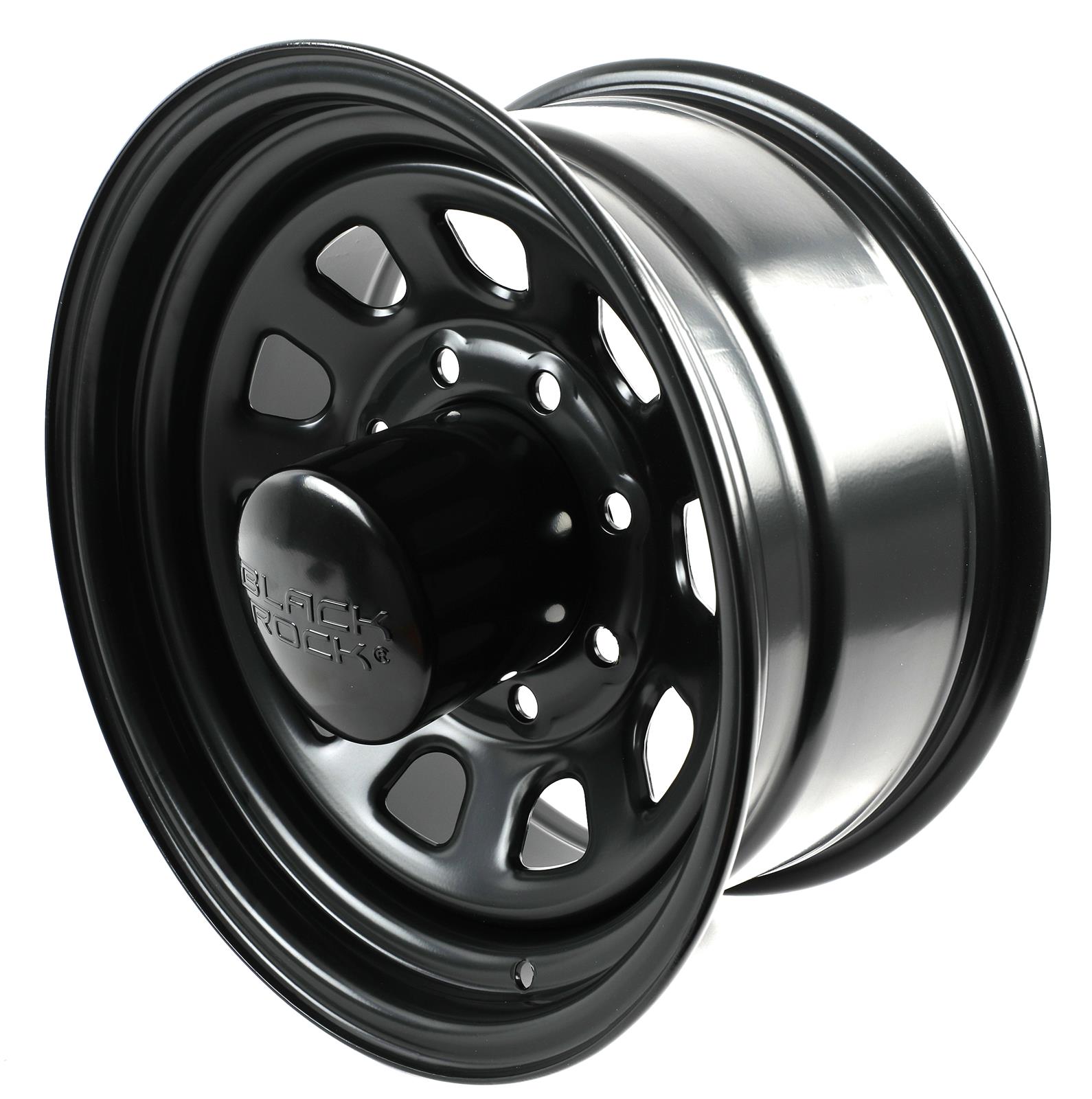 Black Rock Wheel 942688045 Black Rock Series 942 Type D Matte Black Wheels - Intensery