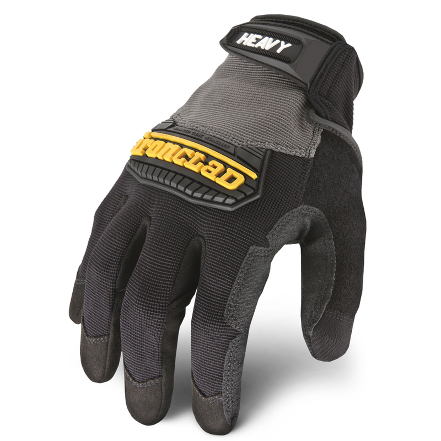 Ironclad Men\u0027s Heavy Duty Gloves Black/Gray L 1 pair - Intensery