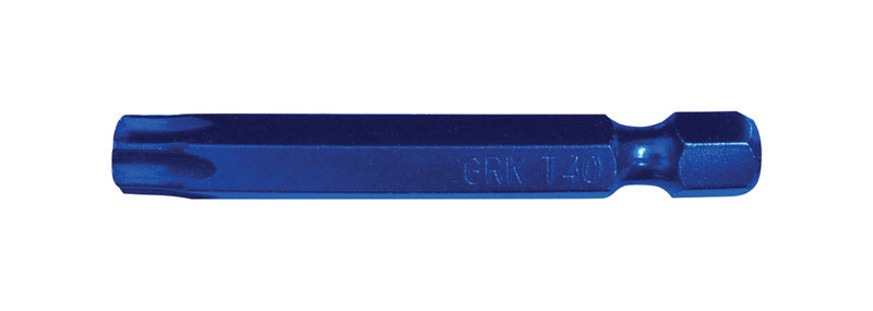 GRK Fasteners Star T40 X 2 in. L Power Bit Carbon Steel 2 pc - Intensery