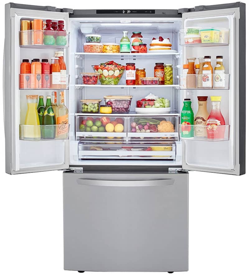LG 25 Cu. Ft. PrintProof Stainless Steel French Door Refrigerator - Intensery