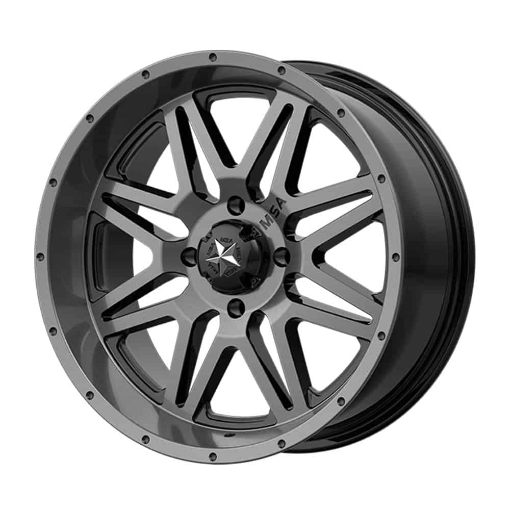 MSA Offroad Wheels M26 VIBE MA26 14X7 4X137 DARK TINT 00MM - Intensery