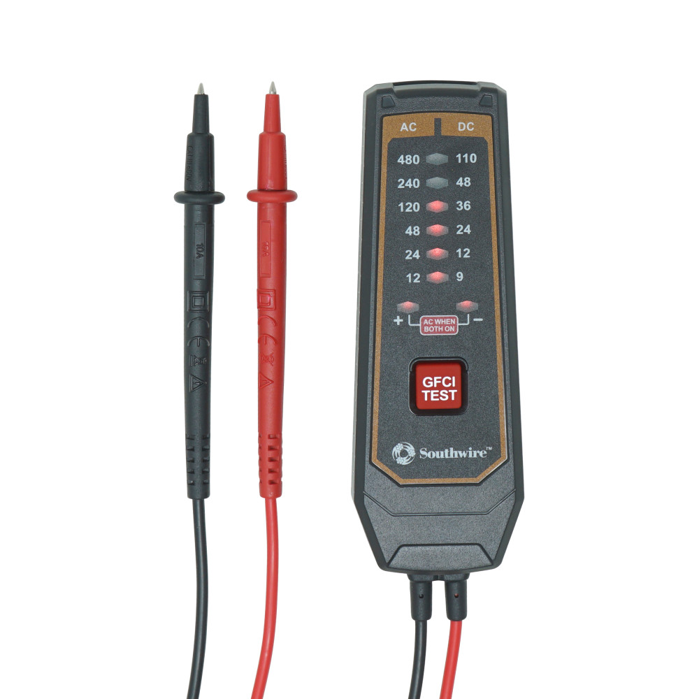 Compact Voltage and GFCI Tester - Intensery