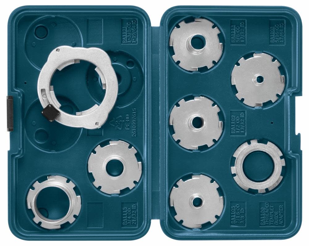 8 pc. Template Guide Set - Intensery