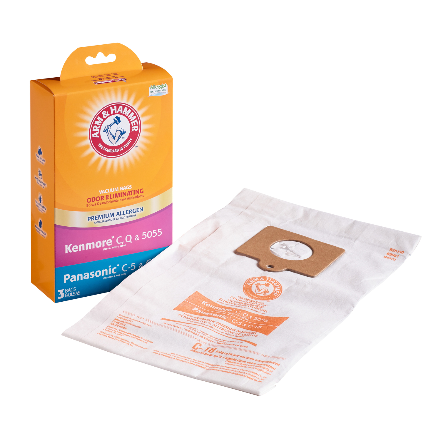 Arm \u0026 Hammer Kenmore Vacuum Bag 3 pk - Intensery