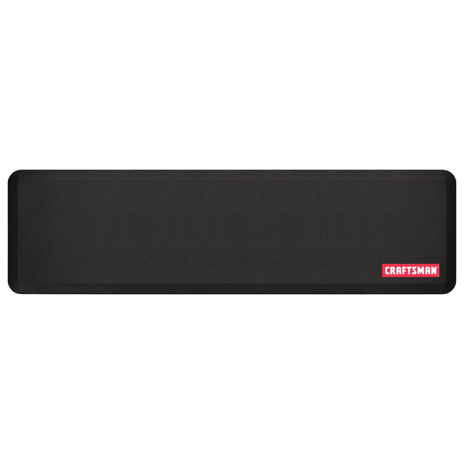 Craftsman 72 in. L X 20 in. W Black Polyurethane Foam Anti Fatigue Mat - Intensery