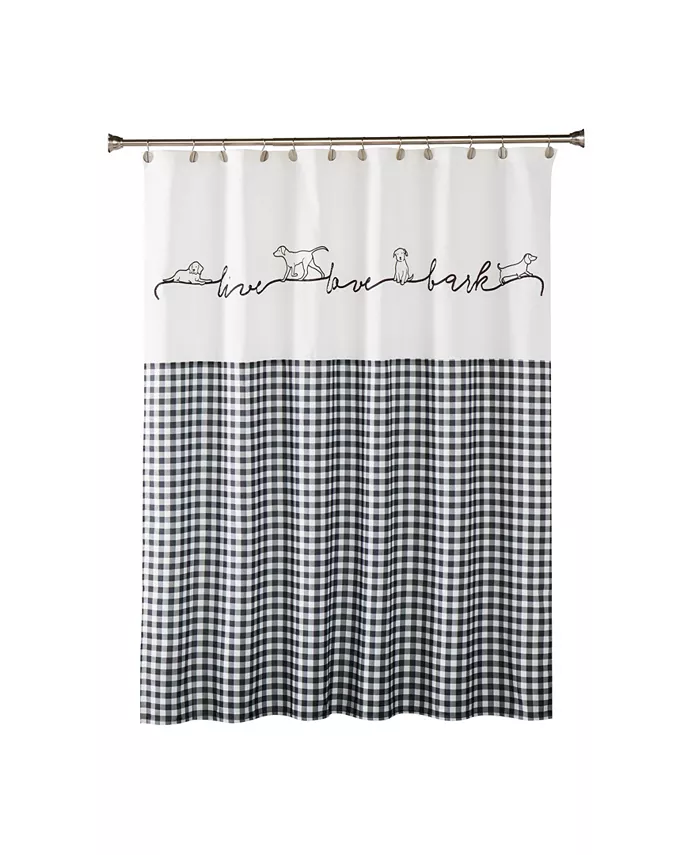 Saturday Knight Ltd Farmhouse Dogs Shower Curtain - Intensery