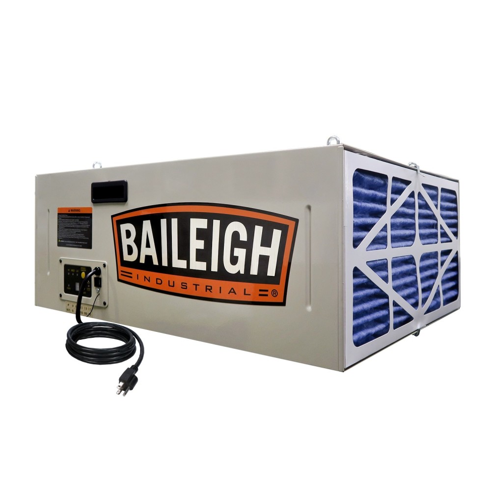 Baileigh AFS-1000 Air Filtration System 110V 0.25HP 1000 Cfm - Intensery