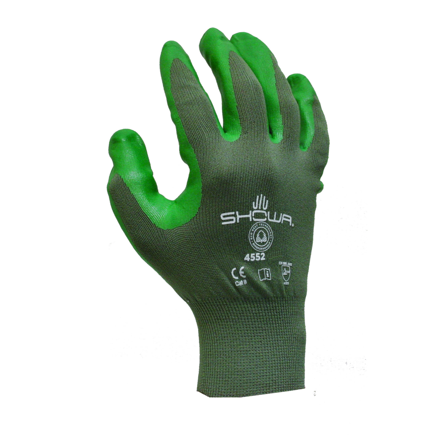 Atlas Unisex Indoor/Outdoor Coated Work Gloves Green S 1 pair - Intensery