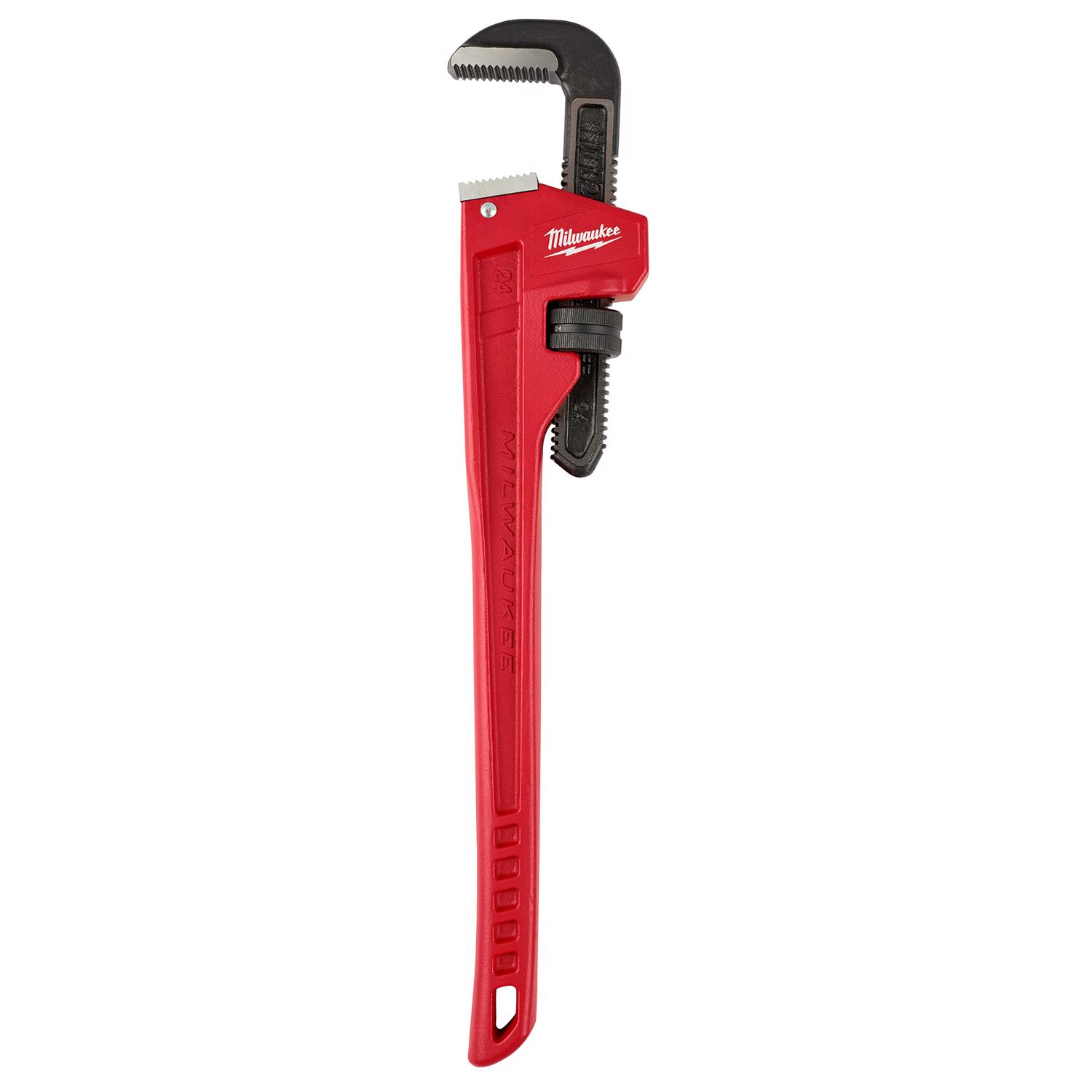 Milwaukee 3 in. Pipe Wrench Black/Red 1 pc - Intensery