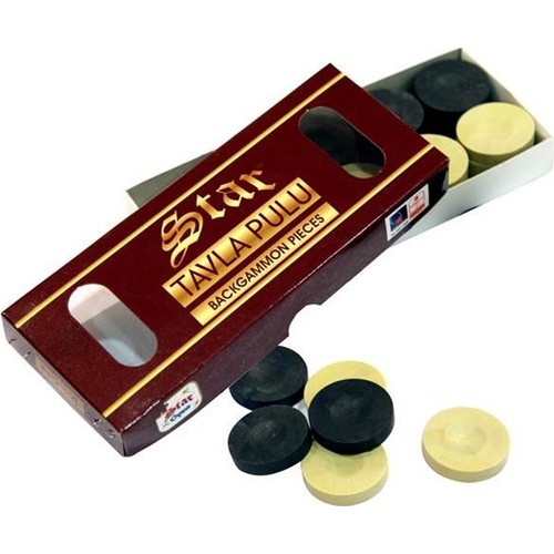 Star Tavla Pulu Backgammon Pieces - Intensery