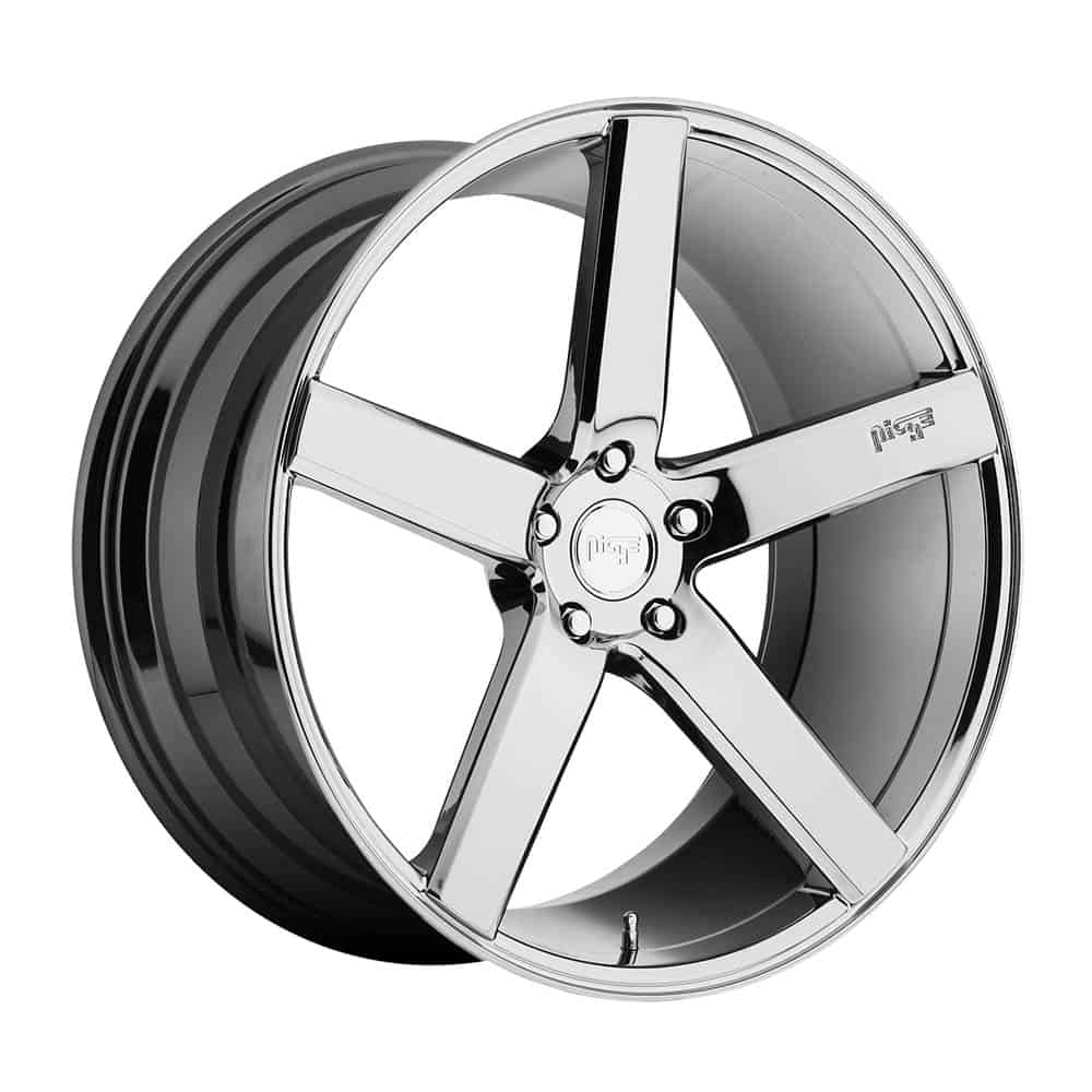 Niche 1PC M132 MILAN M132 20X8.5 5X4.5 CHR-PLATED 35MM - Intensery