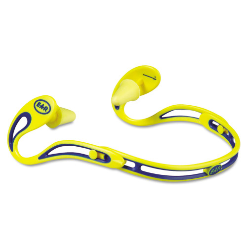 3M E-A-R Swerve Banded Hearing Protector， Corded， Yellow (3222000) - Intensery