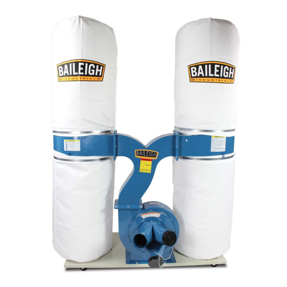 Baileigh DC-2300B Bag Style Dust Collector 220V 1 Phase 3HP - Intensery