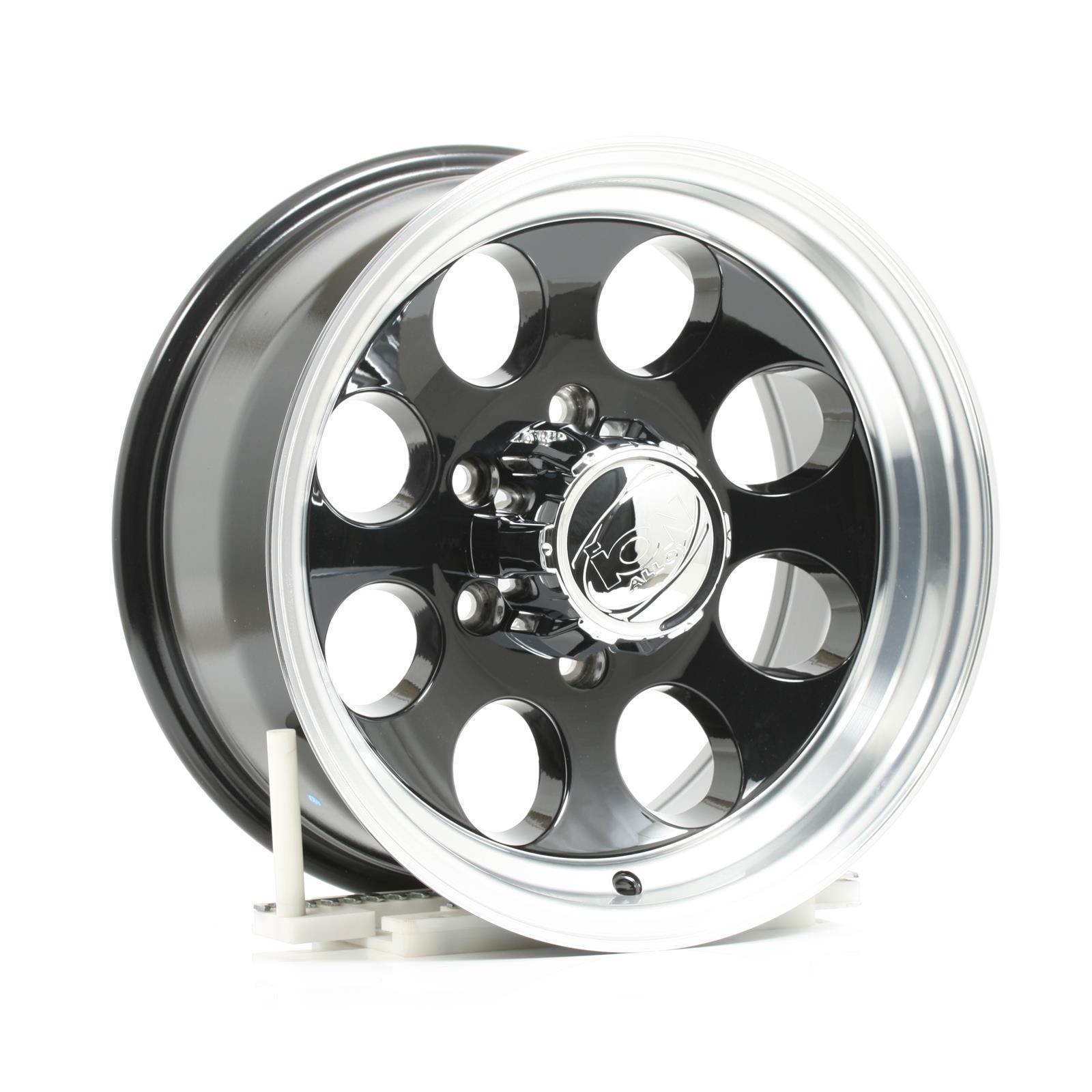 ION Alloy Wheels 171-6883B ION Alloy Series 171 Black Polished Lip Wheels - Intensery