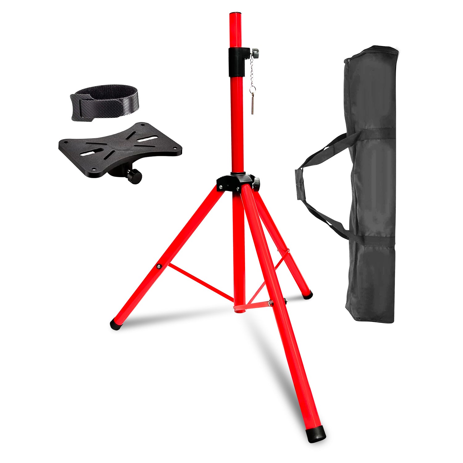 5 Core PA Speaker Stands Adjustable Height Professional Heavy Duty DJ Tripod with Mounting Bracket, Tie and Carrying Bag, Extend from 40 to 72 inches, - Intensery