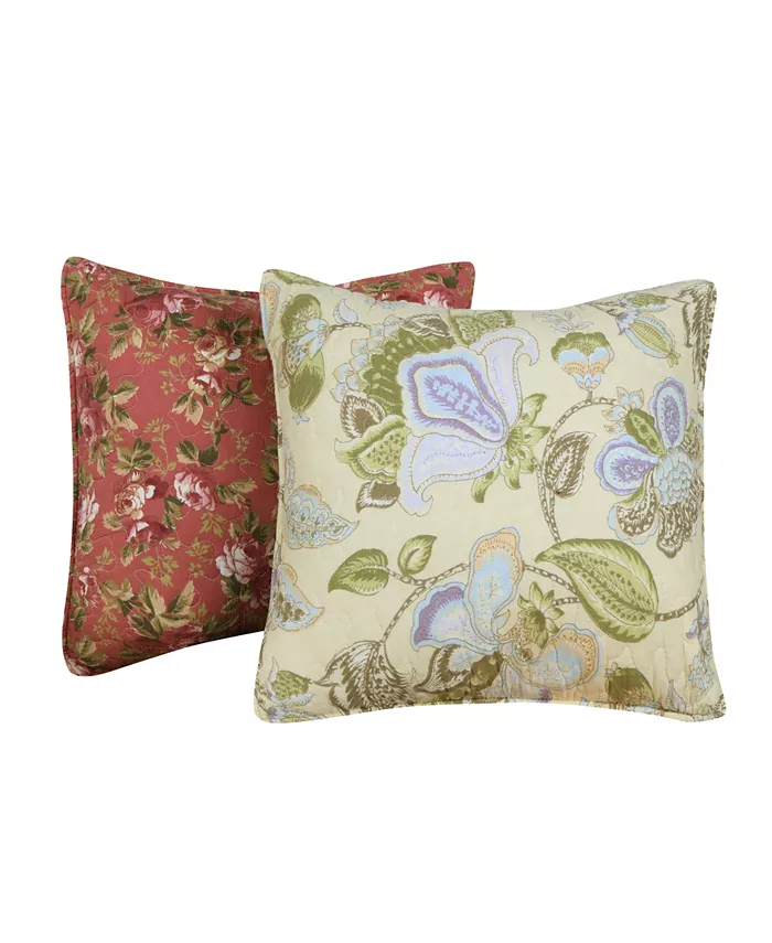 Greenland Home Fashions Floral Decorative Pillow 2-Pack - Intensery