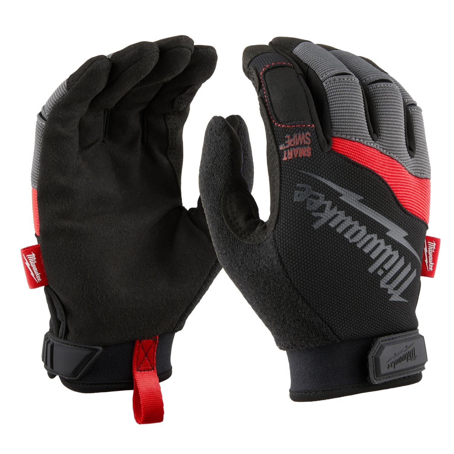 Milwaukee Unisex Indoor/Outdoor Work Gloves Black/Red M 1 pair - Intensery