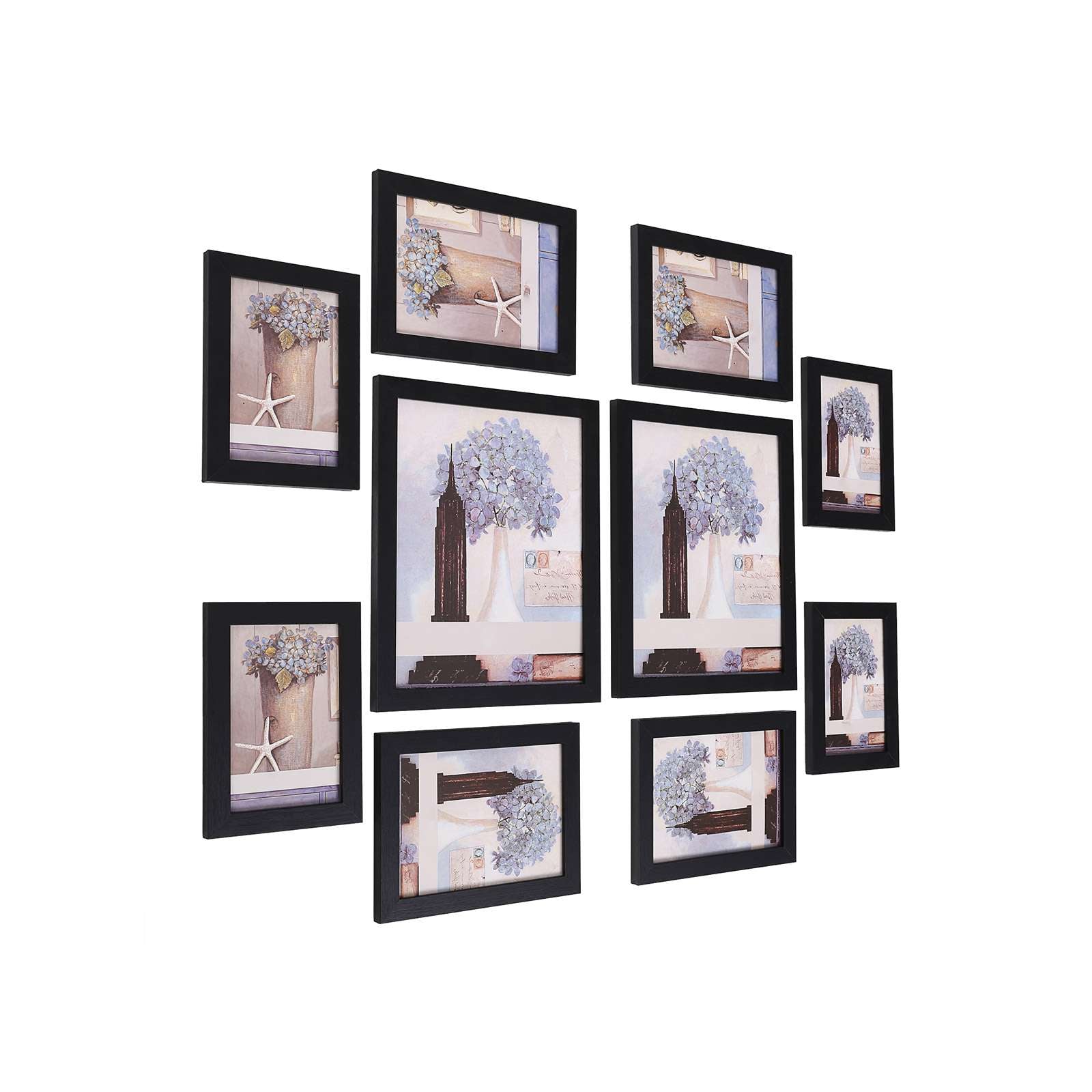 SONGMICS Pictures Frames Set of 10Black - Intensery