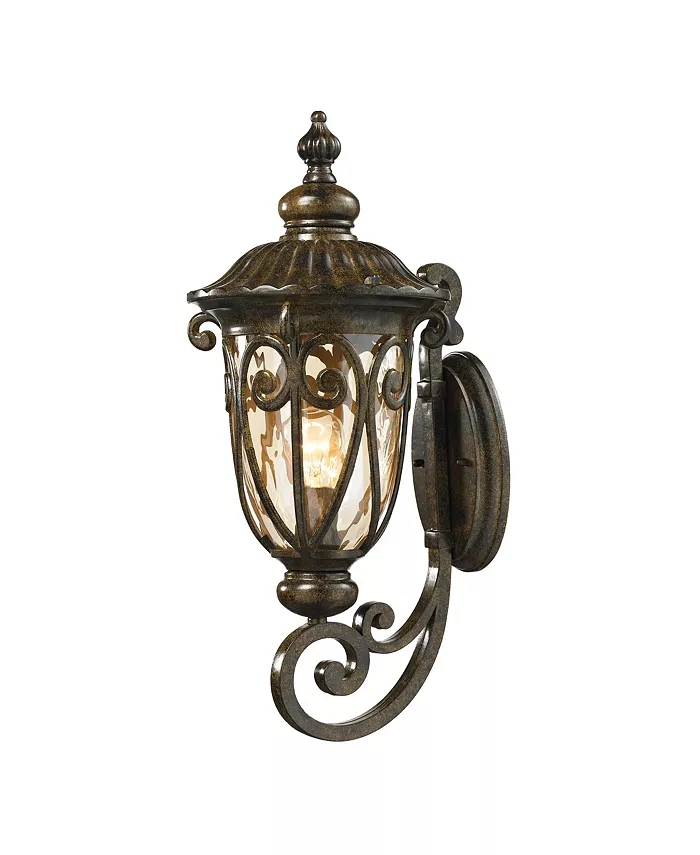 Macy's Logansport Collection 1 light outdoor sconce in Hazelnut Bronze - Intensery