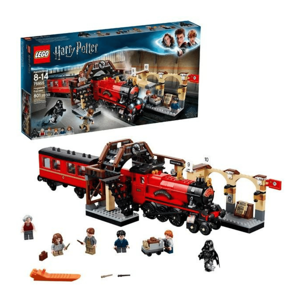 Lego Harry Potter Hogwarts Express 75955 Toy Model Train Building Set， 801 Pieces - Intensery