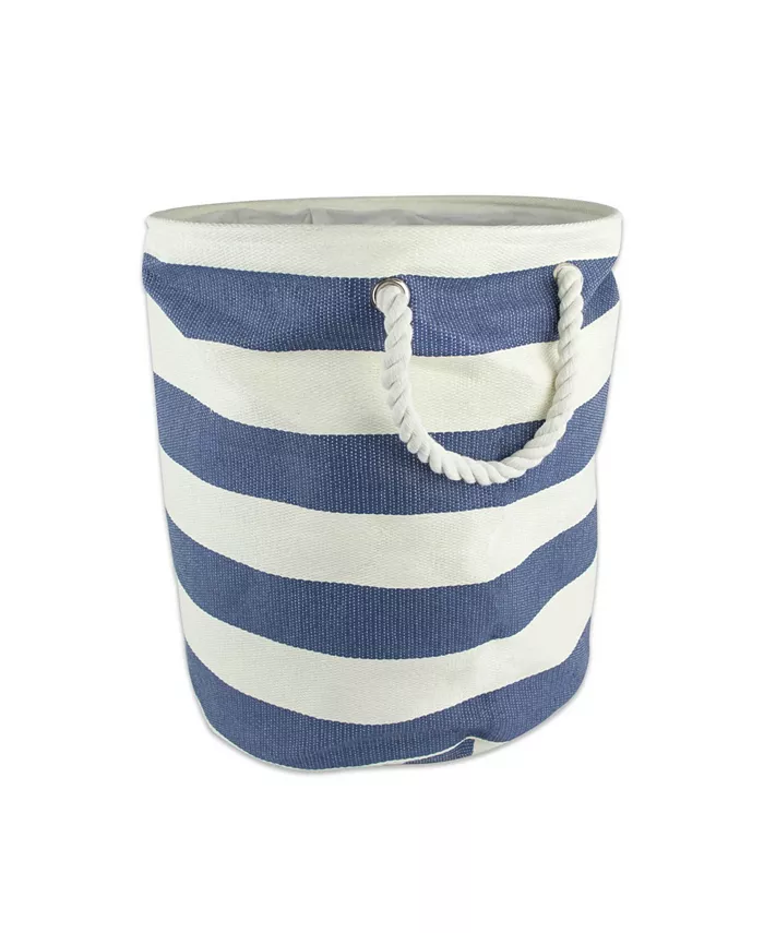 Design Imports Paper Bin Stripe Round Small - Intensery