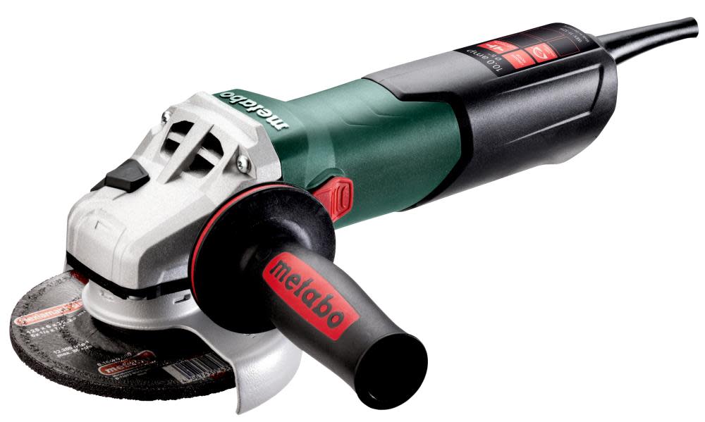 Metabo 4.5/5 Variable Speed Angle Grinder 2800-10500 RPM 11.0 Amps with Lock-On Electronics - Intensery