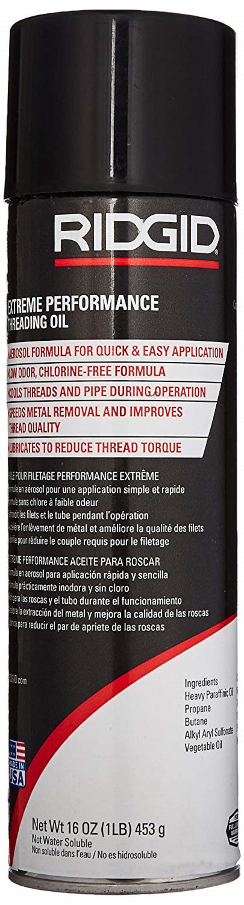 Ridgid Aerosol Thread Cutting Oil 22088 from Ridgid - Intensery