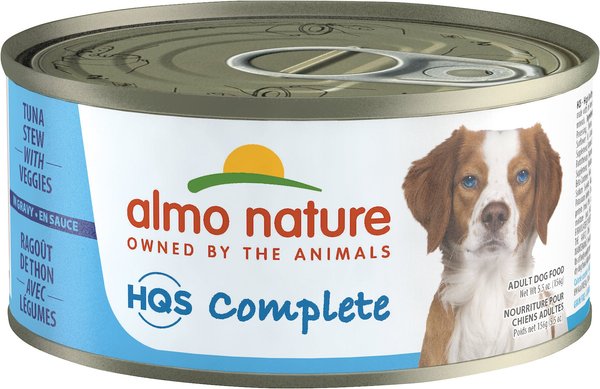 Almo Nature HQS Complete Tuna Stew with Veggies Canned Dog Food - Intensery