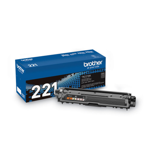 Brother TN221BK Toner， 2，500 Page-Yield， Black - Intensery