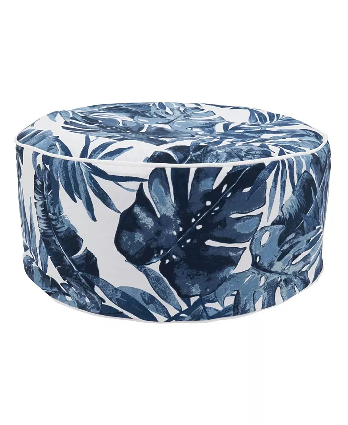 Saro Lifestyle Tropic Outdoor Ottoman - Intensery