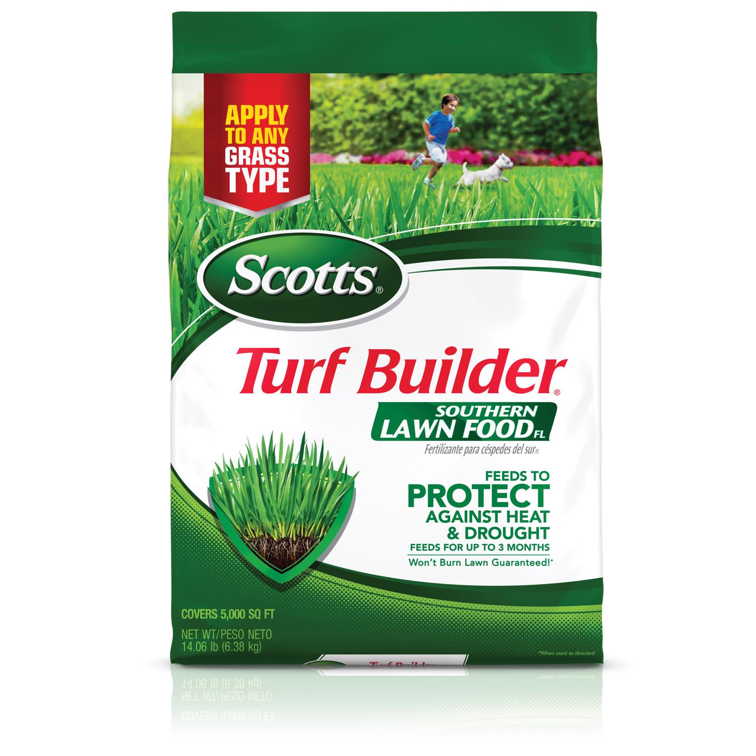Scotts Turf Builder All-Purpose Lawn Fertilizer For All Grasses 5000 sq ft - Intensery