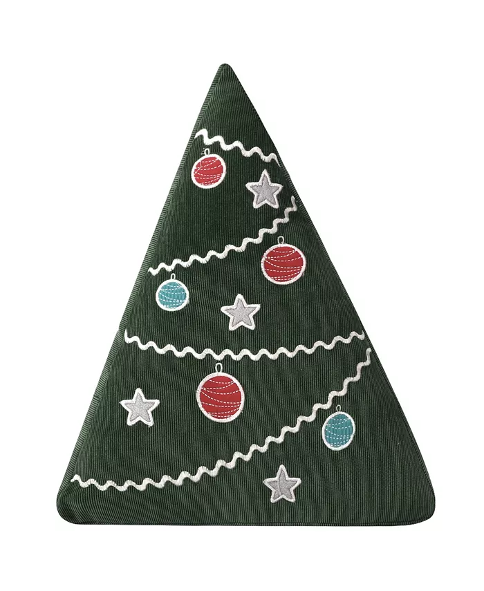 Levtex Santa Claus Lane Xmas Tree Decorative Pillow， 14