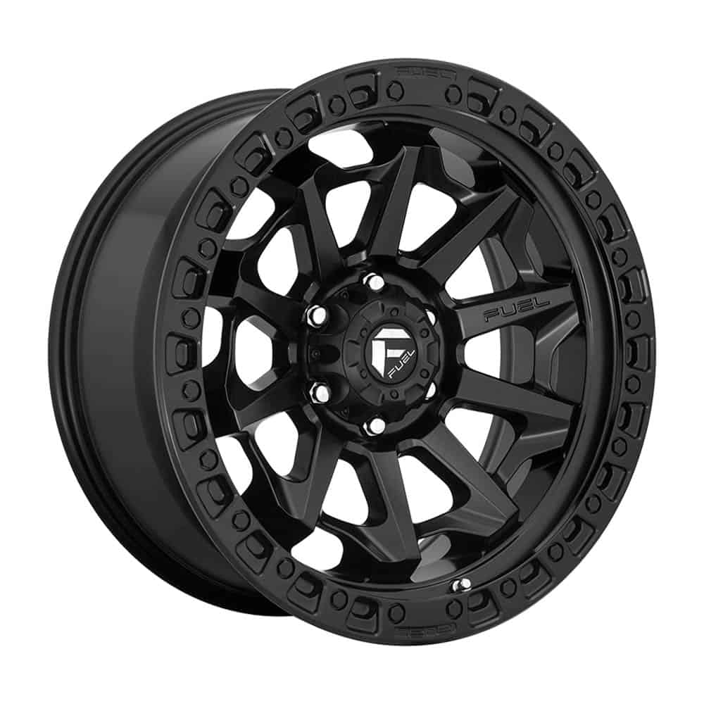 Fuel 1PC D694 COVERT D694 17X9 8X6.5 MT-BLK 01MM - Intensery