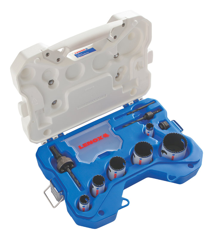 Lenox Speed Slot 2-1/4 in. Bi-Metal Plumber\u0027s Hole Saw Kit 10 pc - Intensery