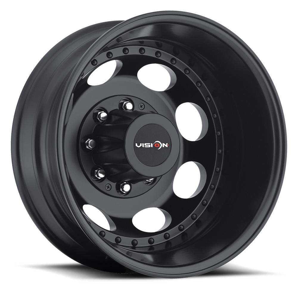 Vision Wheel 181Z9681MBR121 Vision HD 181 Hauler Dually Series Matte Black Wheels - Intensery