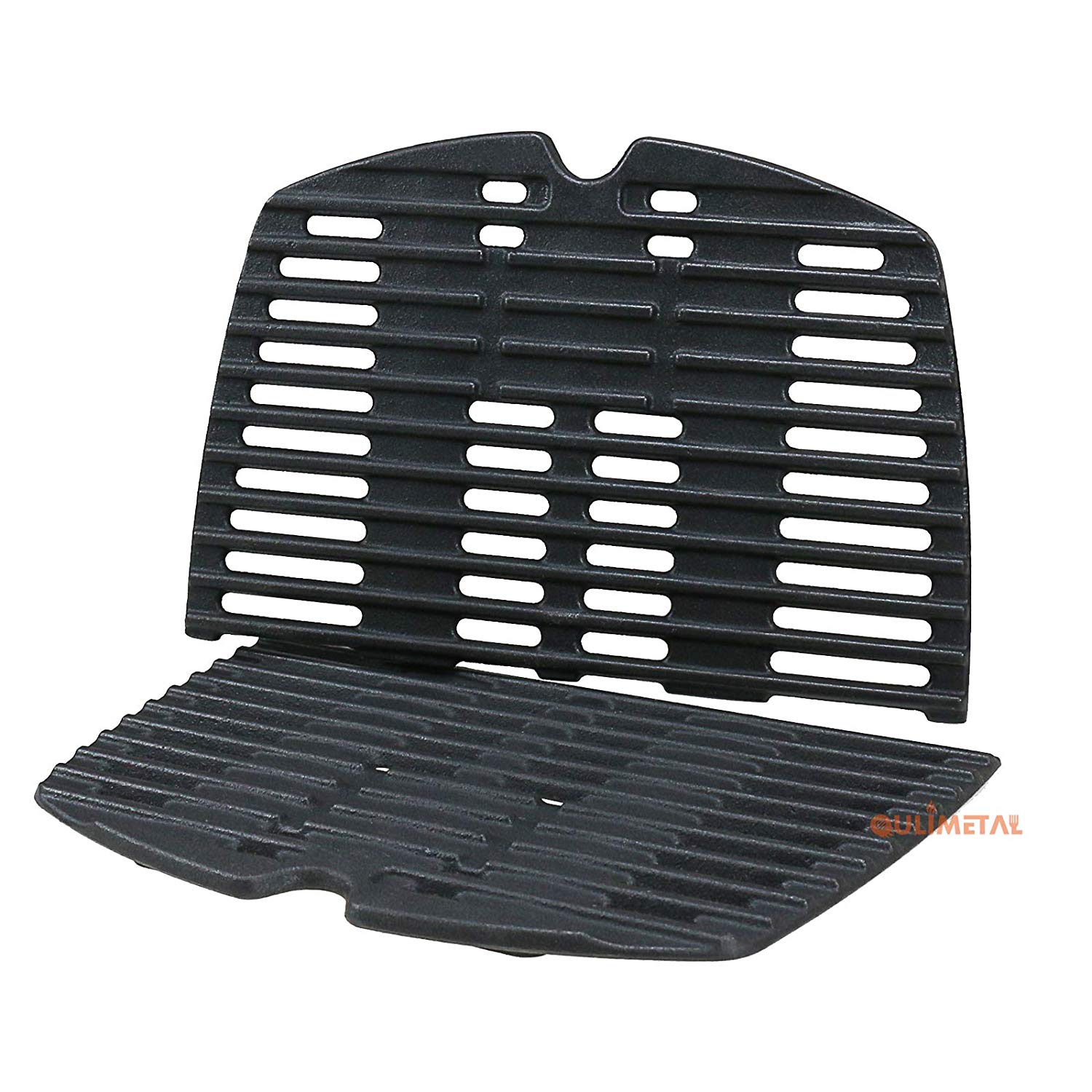 17'' Grill Grates for Weber Q100, Q140, Q1000, Q1200, 7644 Matte Cast Iron BBQ Repair Parts - Intensery
