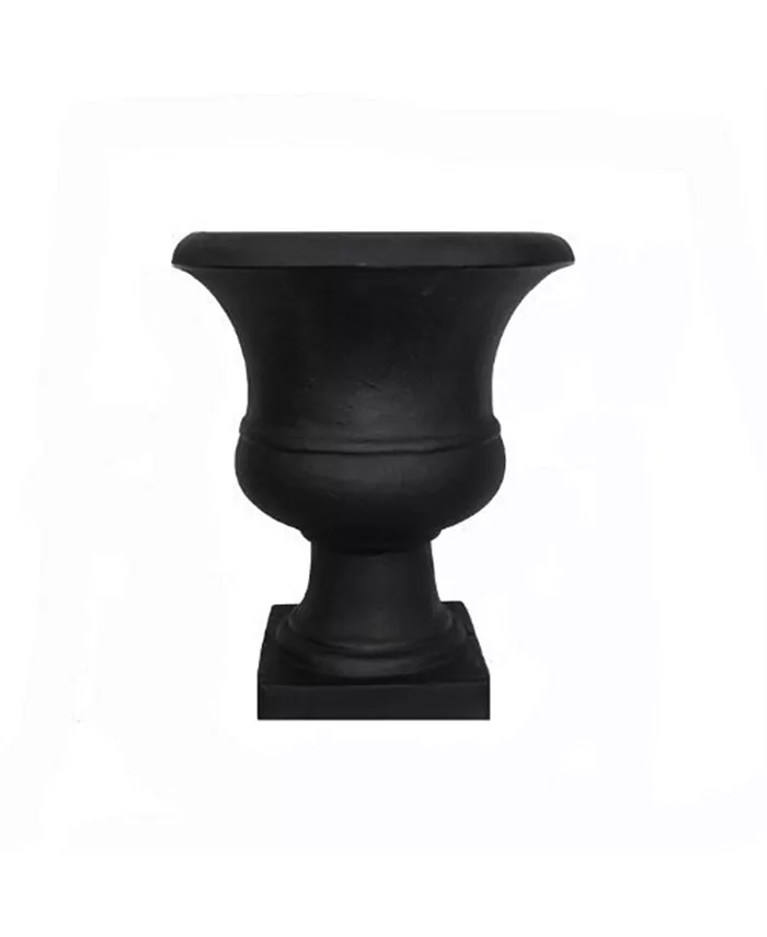 Tusco Products Outdoor Urn， 17-Inch， Black TUSUR01BK - Intensery
