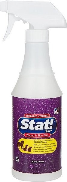 Stat! Spray Hydro-Stat! Wound and Skin Care Spray for Dogs， Cats and Horses - Intensery