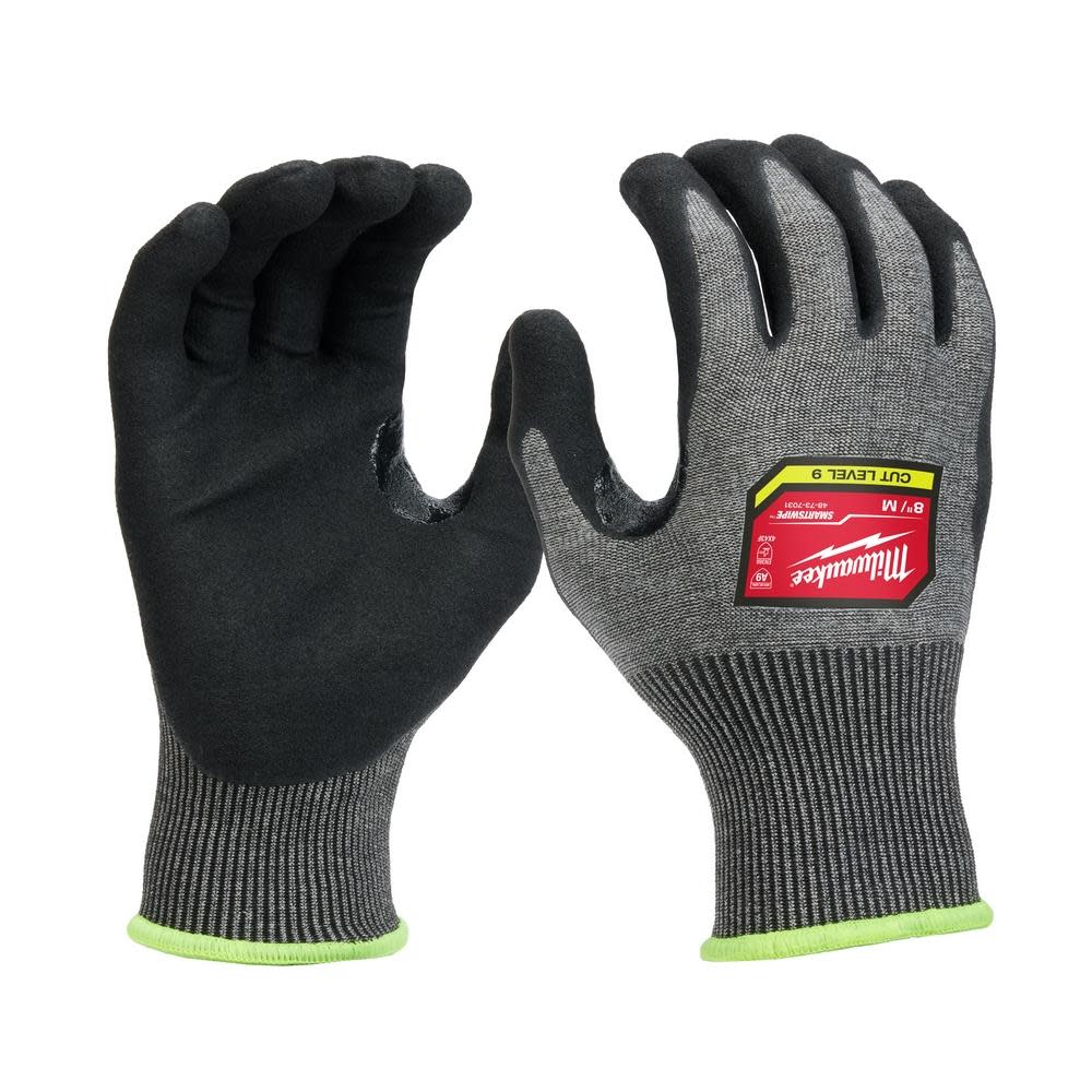 Milwaukee Cut Level 9 High Dexterity Nitrile Dipped Gloves Medium - Intensery