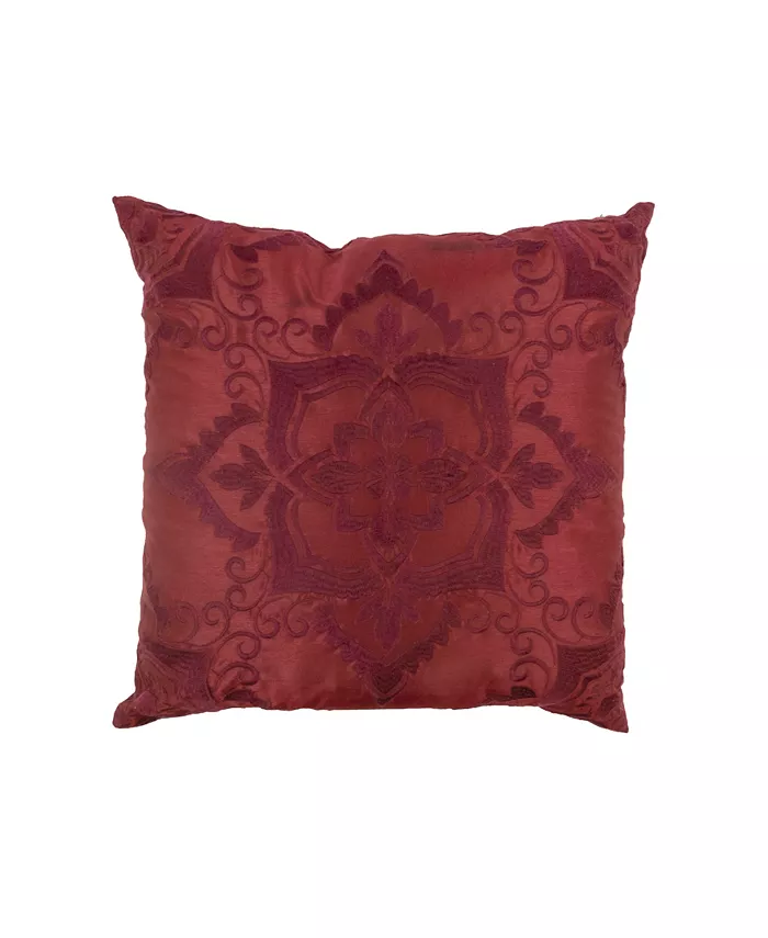 American Heritage Textiles Spice Postage Solid Decorative Pillow， 18