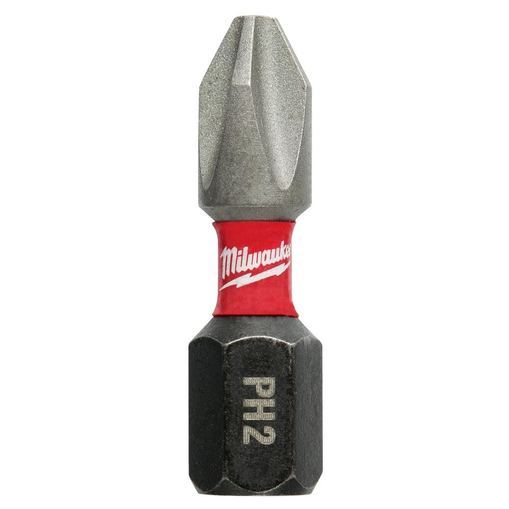 Milwaukee SHOCKWAVE Impact Phillips #2 Insert Bits 5PK 48-32-4601 from Milwaukee - Intensery