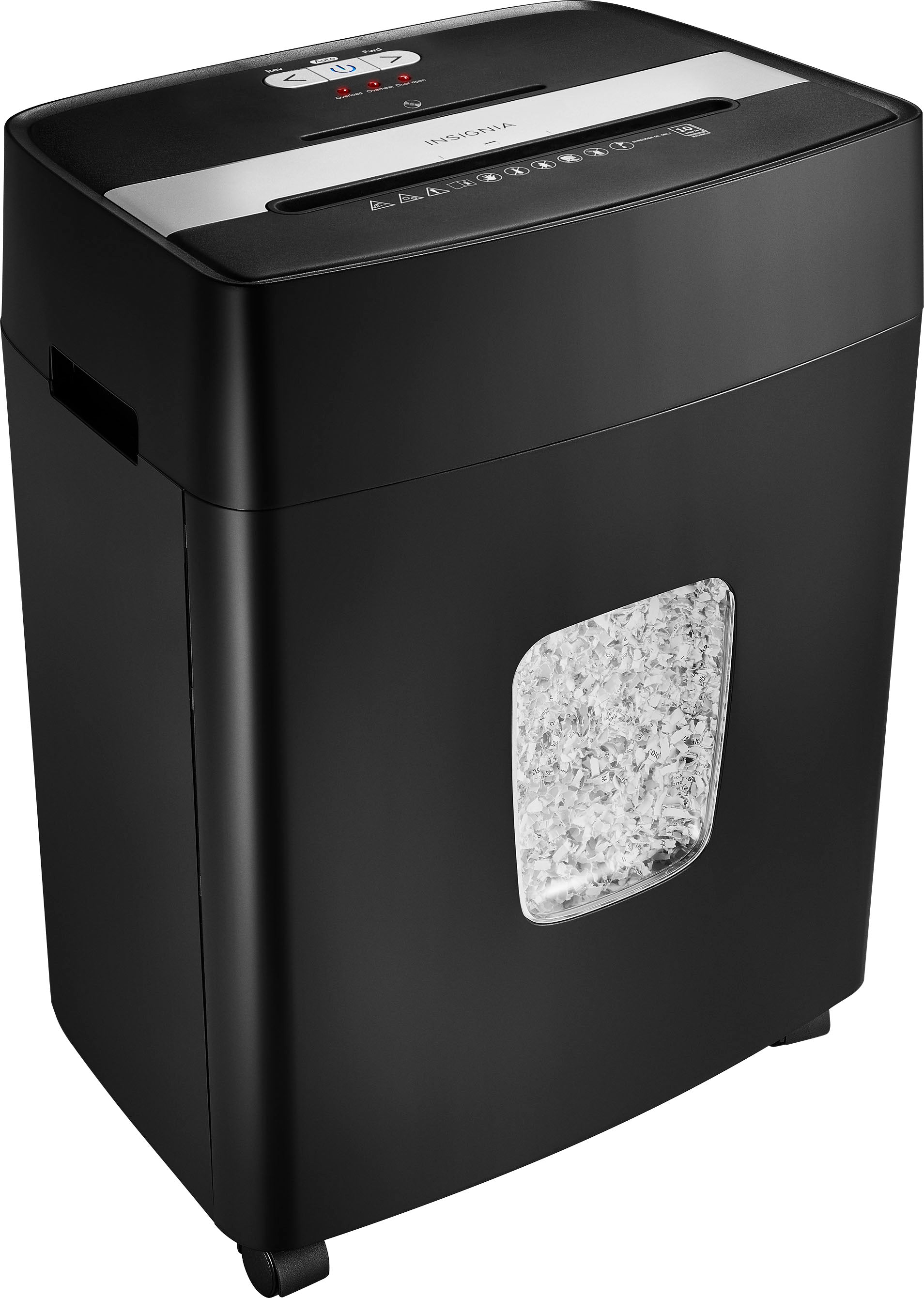 Insignia NS-S10MCBK2-C 10 Sheet Micro Cut Shredder Black - Intensery